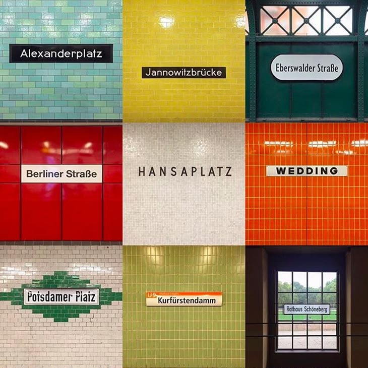 Berlin U-Bahn İstasyon Seramikleri ve Tipografi Arşivi